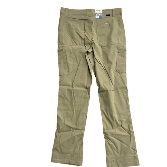 NEW Wrangler Men's 36x34 Tech Pant Regular Fit Cargo Outdoor UPF 50 - Picture 4 of 9